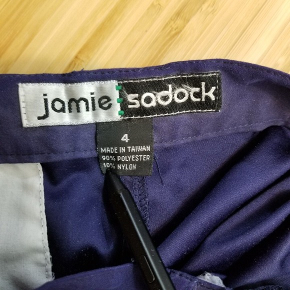 Jamie‎ Sadock Pants Women 4 High Waist Pleated Trousers Comfort Golf Performance - Picture 5 of 9